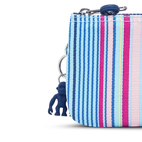 Kipling Creativity Large Printed Pouch Bags Resort Stripes | CA 2095OK